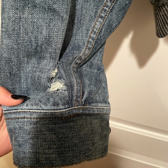 Free People Ditsy Denim Jacket - Picture 3 of 5